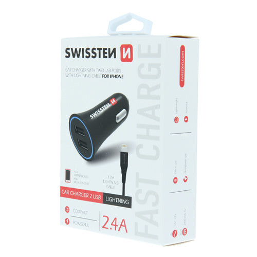 Chargeur voiture double USB-A et USB-C
