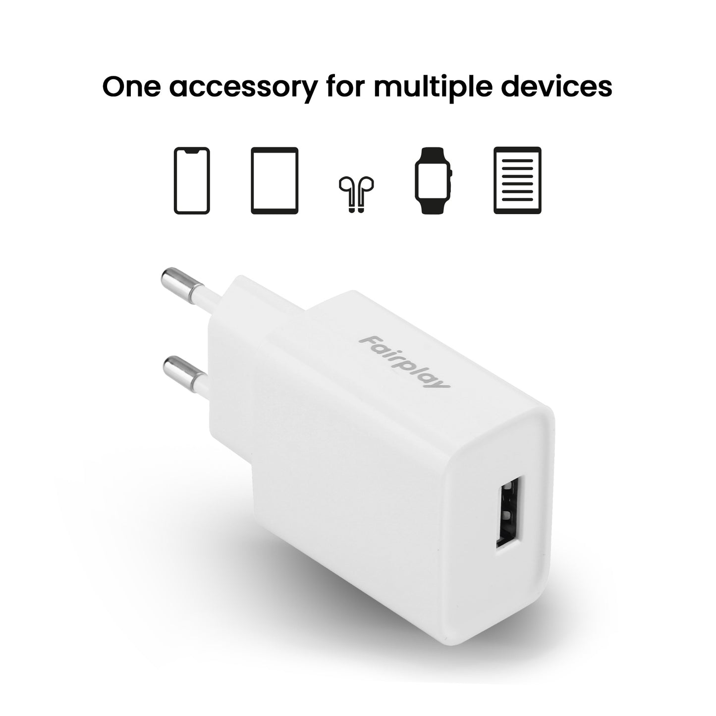 Chargeur secteur USB 12W