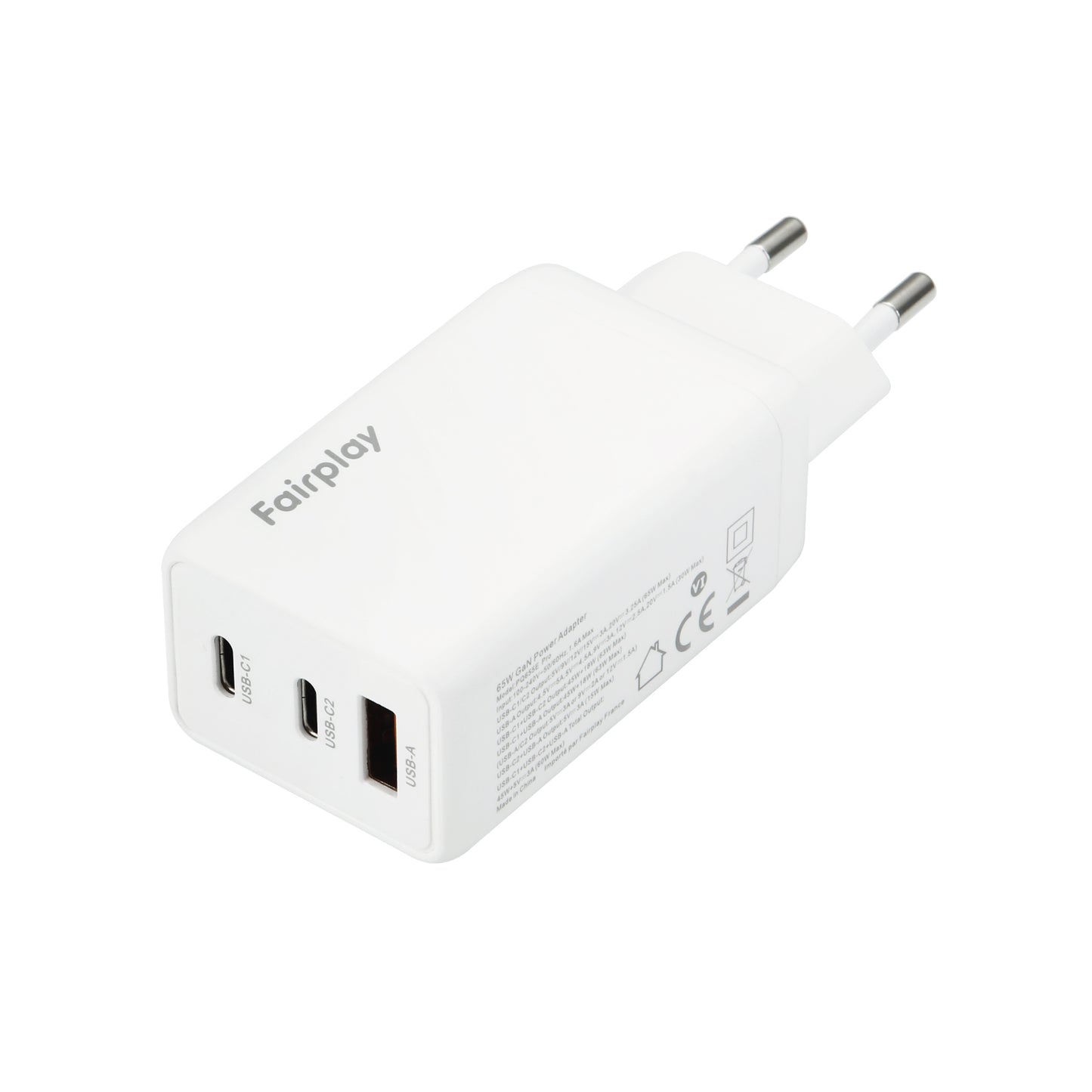 Chargeur secteur USB-C 65W