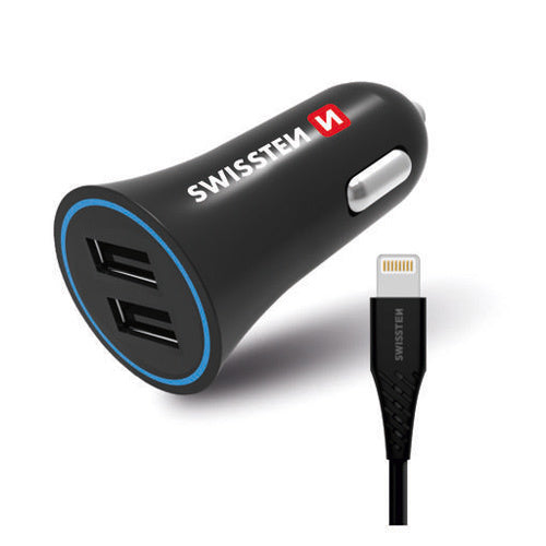 Chargeur voiture double USB-A et USB-C