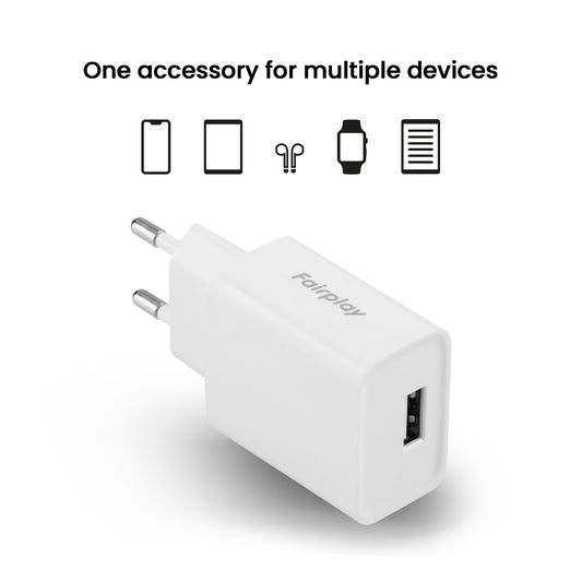 Chargeur secteur USB 12W